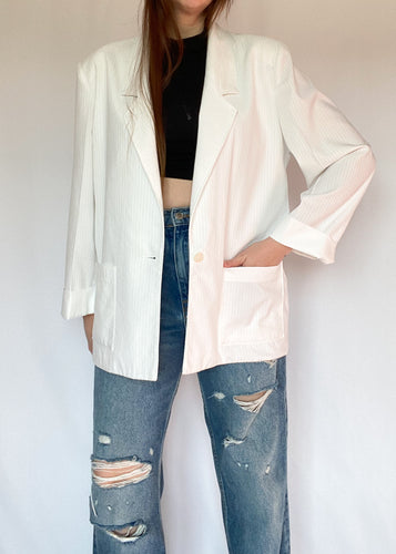 90's White Blazer