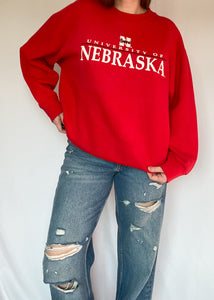 90's University of Nebraska Crew Neck
