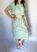 Upcycled Vintage 2PC Skirt Set