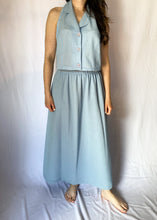 Upcycled Vintage 2PC Skirt and Vest Set