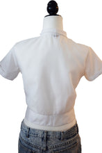 Short Sleeve Polyester Blouse