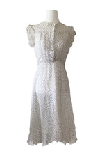 Semi-Sheer Floral Prairie Dress