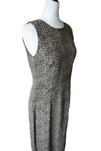 90's Cheetah Print Maxi Dress