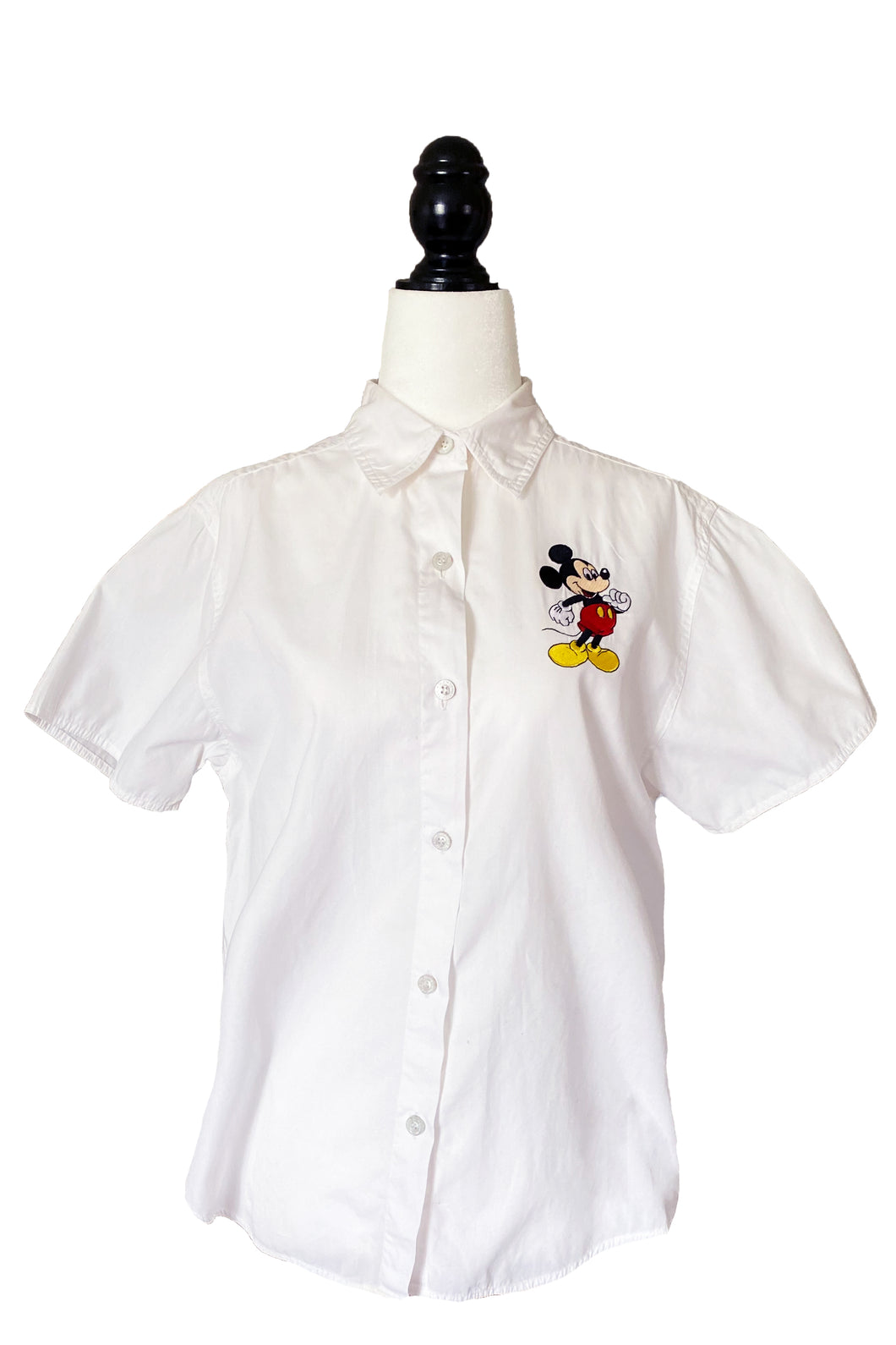 Mickey Mouse Collared Button-Up Tee