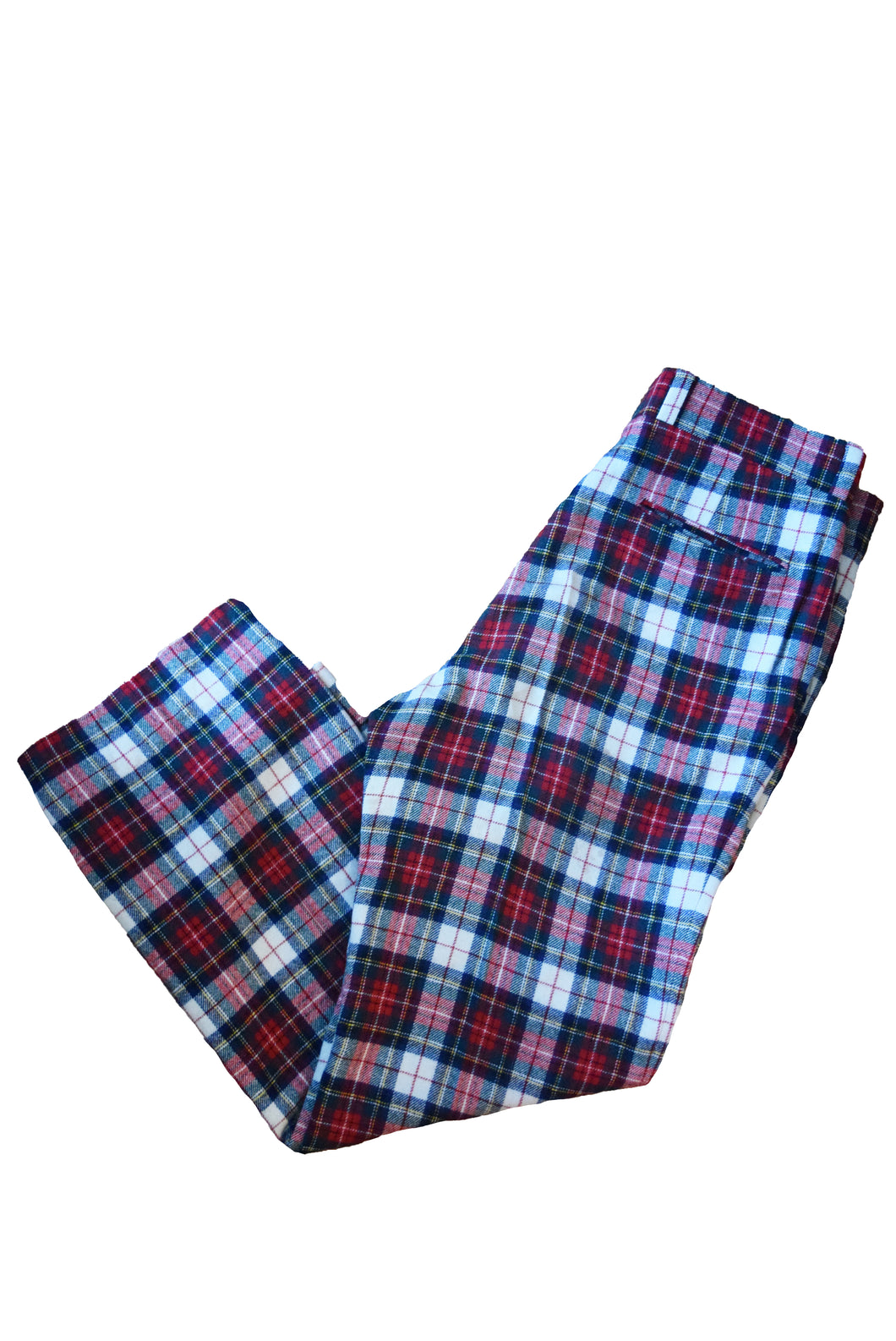 Wool Plaid Pant