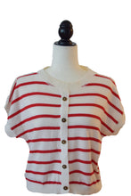 1980's Sleeveless Button-Up Sweater