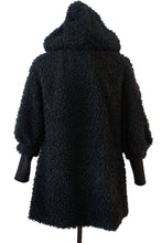 Black Teddy Bear Sweater-Jacket