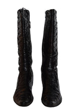 90's Leather Heeled Boot
